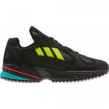 Core Yung‑1 Trail Shoes – Adidas Black/Yellow