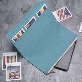 Organisateur de carnet de voyage vintage avec poche zippée