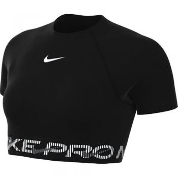 Nike Training ProDri‑FIT Kurzes Damen-T-Shirt Schwarz XS