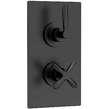 Nuie Aztec Twin Concealed Thermostatic Shower Valve with Diverter