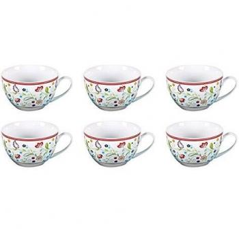 Flirt by R&B 'Doppio Shanti' Kaffee-Obere, 180 ml, mit Paisley-Muster