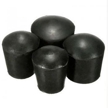 Couvre-pieds en caoutchouc pour chaises rondes, 16mm/19mm/25mm/30mm, 1 pièce