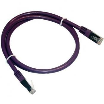 Cable RJ45 violet CAT 5e F/UTP 50 cm – MCL Samar FCC5EBM‑0.5M