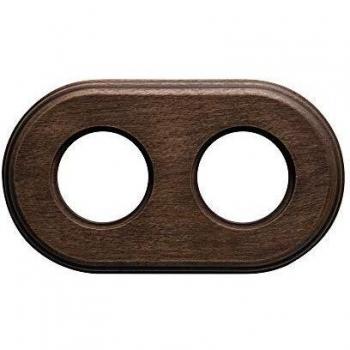 Fontini Garby plaque en bois Hêtre vieilli 2 postes