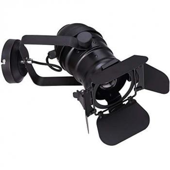 Fernbedienbare Retro Wandlampe mit dimmbarem Spot