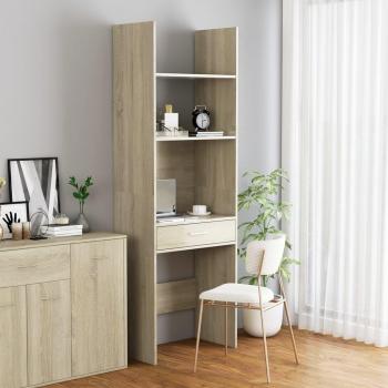 Sonoma Oak Book Storage 60x35x180 cm Engineered Wood