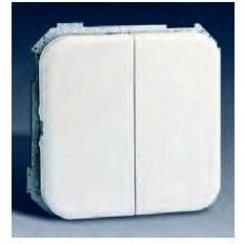 Conmutador Doble 10AX 250V Blanco Simon 31 31397-30