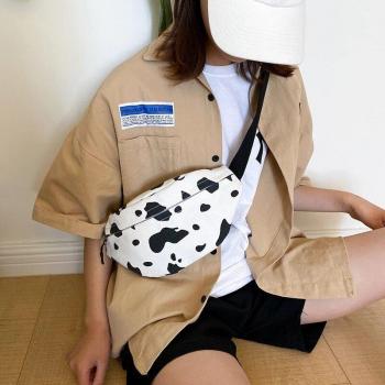 Cow Print Hip Purse