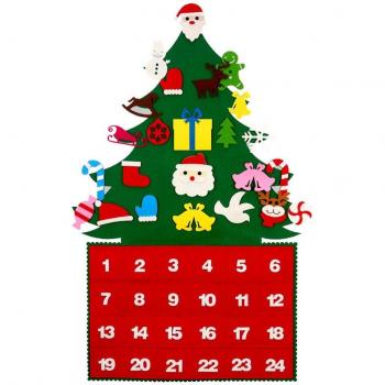 Calendrier de l'Avent en Feutre pour Enfants