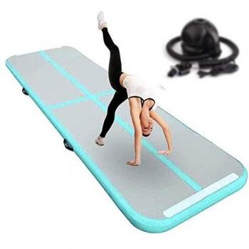 Aufblasbare Gymnastikmatte FBSPORT – 10 cm Höhe, 3 m lang