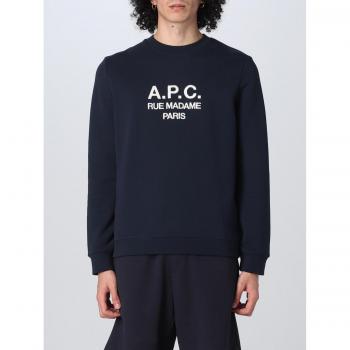 T-shirt à capuchon A.P.C. bleu XL pour hommes
