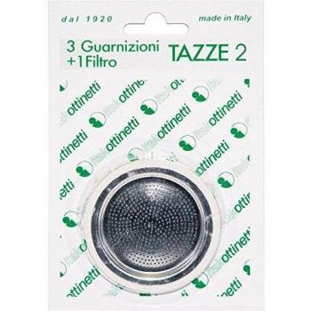 Blister Italo Ottinetti con 3 Guarnizioni e Filtro 2 TZ, Taglia Unica