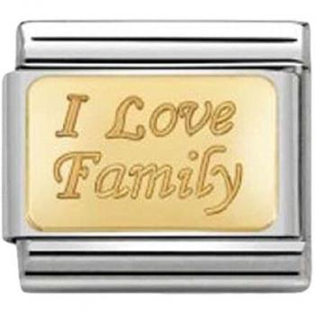 Acciaio Oro Famiglia Love