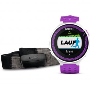Garmin Forerunner 220 Multi‑Colour Running Smartwatch – White / Violet