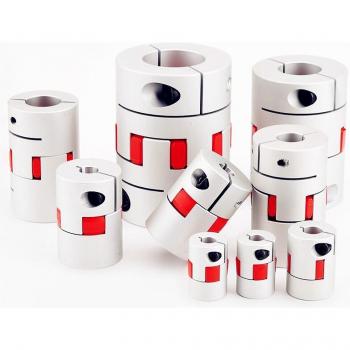 Plum Aluminium Three-Jaw Coupling for Motors
