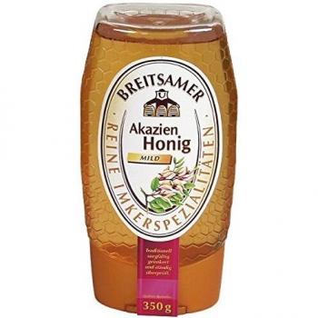 Breitsamer Tee Pause, Akazienhonig mit Frühlingsblüten, 1 x 350 g Spender