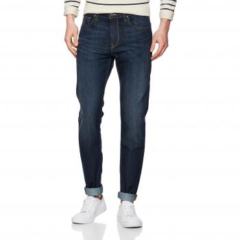 Lee Arvin, Jeans para Hombre, Corte Cónico, Azul (Fast Blue Dy), W34/L30