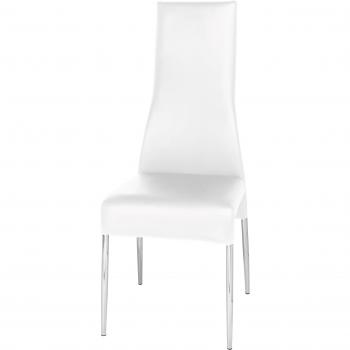 Edera A4 4 Sedie Bianche Ecopelle – 13Casa