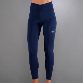 Endless Flex Cross‑Pocket Leggings – Marino (F)