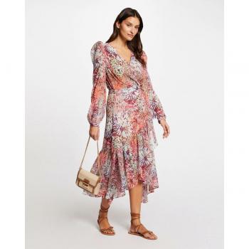 Morgan Robe midi à imprimé floral