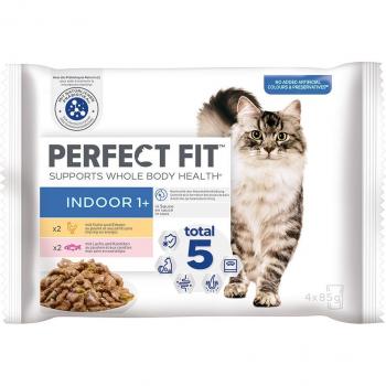 3 + 1 Geschenk! 4 x 85 g Perfect Fit Katzenfutter