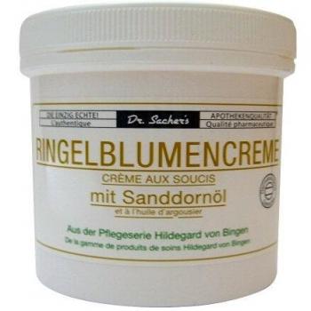 6 Dosen Ringelblumencreme mit Sanddornöl von Dr. Sachers