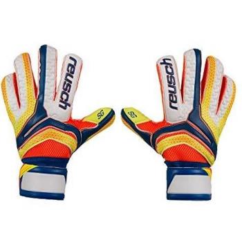 Serathor SG Extra Torhüterhandschuh Set – Blauer Glanz / Gelbe Sicherheit – 8