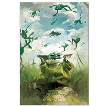 Póster Star Wars Grogu Training