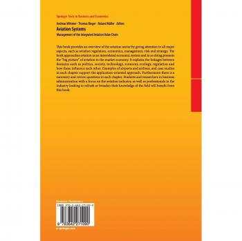 Aviation Systems: Management of the Integrated Aviation Value Chain