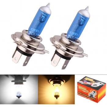 H4 Halogen Nebelbirne 55W 12V Superhell 6000K 3000K