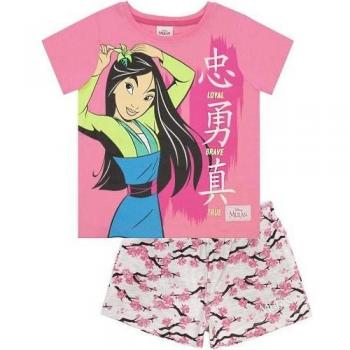 Ensemble de pyjama court Mulan Filles Fidèle Brave Vraie 11-12 ans