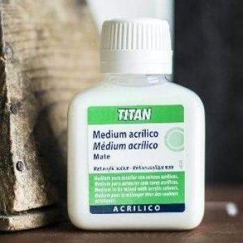 Medium acrílico Titan mate 100 ml