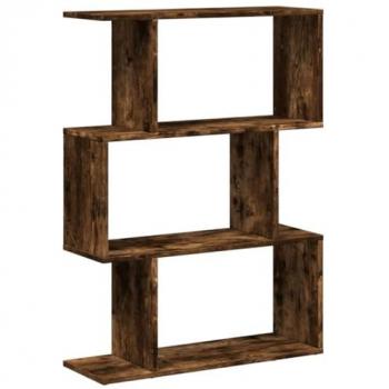 Librería divisora 3 niveles madera 70x24x97 cm