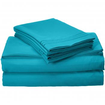 Luxuria Turquoise Egyptian Cotton Sheets – Deep Pocket 1500