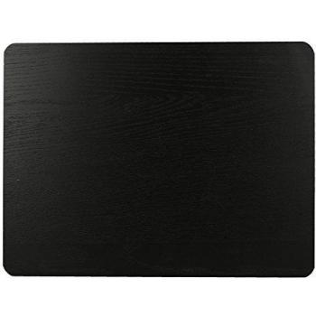 Creative Tops Black Ash Wood Veneer Placemats, 30 x 21 cm (Set of 4)