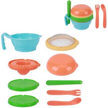 9-Piece Infant Food Master Set with Grinding Rod and Cover