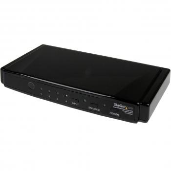 Desktop 4‑Channel HDMI Splitter & Switcher