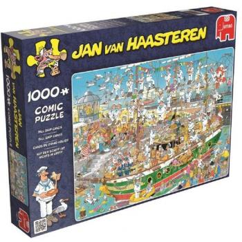 1000‑Piece Tall Ship Chaos Puzzle (Jan Van Haasteren)