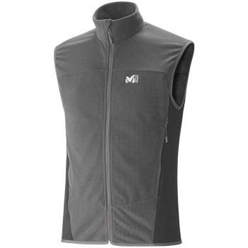 Chaleco polar Millet Vector Grid para hombre, gris, talla M