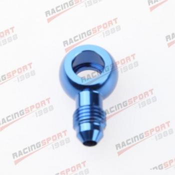 AN4 Blue Aluminum Banjo Bolt 10.5mm Brake Fitting