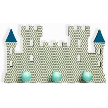 Porte-manteau enfant château Djeco
