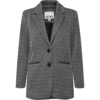 ICHI Sakko 20119852 Grau Regular Fit