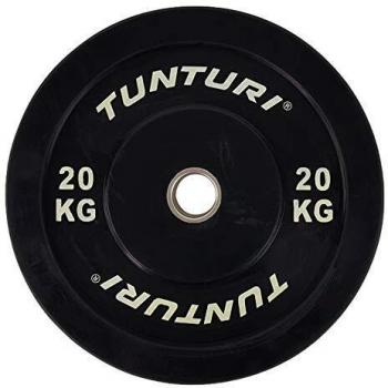 Tunturi Solid Dumbbell Disc, 20 kg, Black