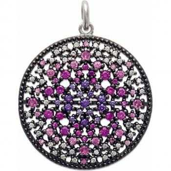 26 mm “Sappho” Silver Halo in Purple Black