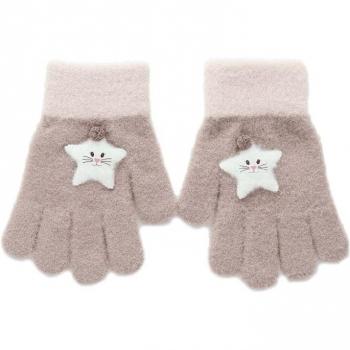 D55E Dicke Winterhandschuhe für Kinder, freundliches Karikatur-Design