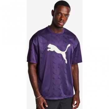 Puma Badttw Herren T-Shirt Lila XL Baumwolle