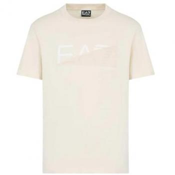 Emporio Armani EA7 Men's Beige T-Shirt