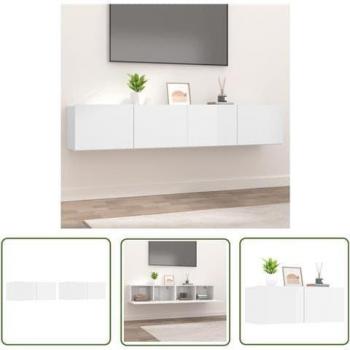 Weiße TV-Kommode 2er Set