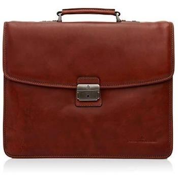 Castelijn & Beerens Verona Dokumenten-Laptoptasche 15,6 Zoll Lichtbraun