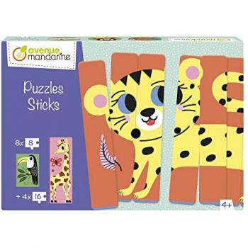 Savane Stick‑Puzzles – 64 Bâtons éducatifs